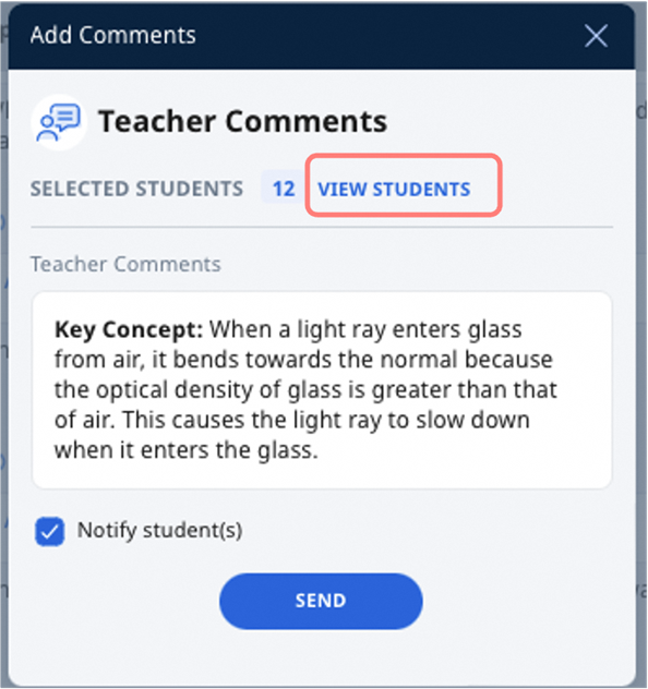 Analyse Students’ Responses with Data Assistant