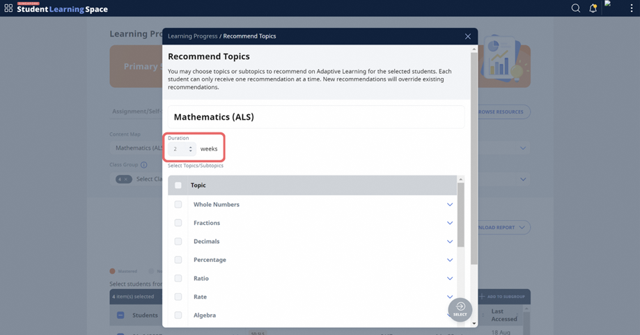 Recommend Content to Students on Adaptive Learning System