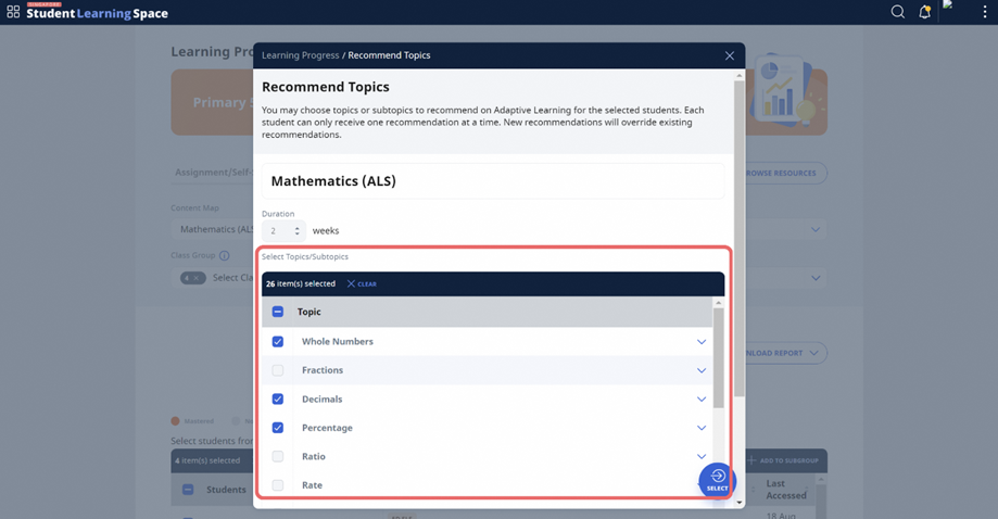 Recommend Content to Students on Adaptive Learning System