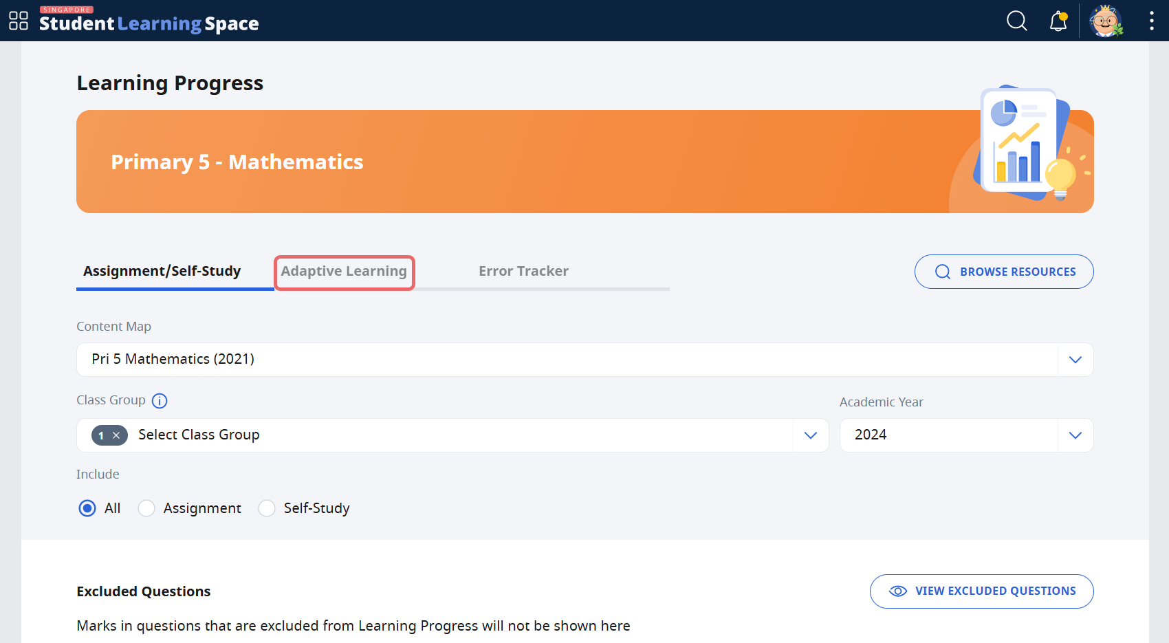 View ALS Learning Progress